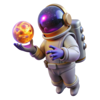 dramatic modern magnificent minimalist A lone astronaut, spacesuit reflecting a nebula, floating in the void of space, holding a glowing artifact. Surreal, painterly style authentic high resolution png