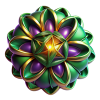 serene modern impressive rustic Fractal patterns of emerald green and deep violet, interlaced with glowing golden threads, lit by a soft, ambient glow. Art Deco style 4K genuine png