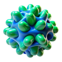 stunning artistic serene creative Biomorphic forms resembling microscopic organisms, rendered in translucent blues and greens, with internal illumination. Abstract expressionism style 4K detailed png
