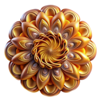 beautiful abstract magnificent minimalist A kaleidoscope of swirling, fractal patterns in warm, earthy tones, illuminated by a soft, golden light. Art Nouveau style premium professional png