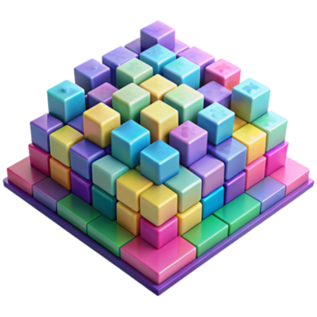 elegante creativo sbalorditivo rustico un' campo di a caso generato, pixelated piazze, nel un' vivace 8 bit colore tavolozza, con un' tremolante, digitale problema tecnico effetto. problema tecnico arte stile dettagliato autentico png