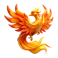 serene minimalist elegant rustic A celestial phoenix rising from flames, rendered in a vibrant, Impressionist style with swirling brushstrokes and bright colors premium 4K png