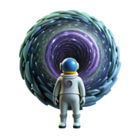 stunning vintage extraordinary abstract A lone astronaut gazing at a giant, swirling vortex of binary code in space, nebula lighting, cosmic horror style premium detailed png