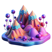 magnificent vintage wonderful minimalist An landscape of silicon valleys and data streams, vibrant, surreal colors, digital art style, soft lighting professional high quality png