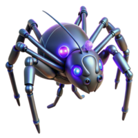 elegant classic elegant abstract A giant robotic spider weaving a web of fiber optic cables, soft, ambient lighting, cyberpunk style original high resolution png