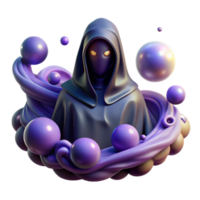 elegant abstract elegant modern A mysterious, veiled oracle surrounded by swirling nebulae and celestial bodies, cosmic lighting, surrealist style professional detailed png