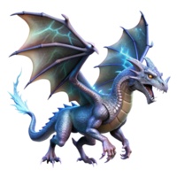 beautiful vintage magnificent classic A fearsome dragon with iridescent scales soaring through a stormy sky, illuminated by flashes of lightning, hyperrealistic style genuine authentic png