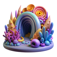 dramatic rustic elegant rustic A portal swirling with vibrant colors, leading to an unknown dimension, surrounded by strange, alien flora, psychedelic style exclusive genuine png