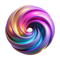 stunning traditional dramatic abstract A swirling vortex of iridescent, oil-slick colors, illuminated by a single, sharp beam of neon pink light, in a cubist style detailed high quality png