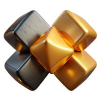 magnificent contemporary elegant vintage Fractured geometric shapes of polished obsidian and brushed gold, intersecting and overlapping, lit by a soft, diffused amber glow genuine exclusive png