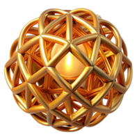 magnificent contemporary serene traditional An intricate latticework of interwoven golden threads, forming complex geometric patterns, illuminated by a warm, candlelit glow detailed high resolution png