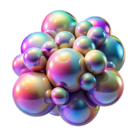 impressive rustic magnificent vintage A cluster of iridescent bubbles floating in zero gravity, reflecting a spectrum of rainbow colors, with a dreamlike, surrealist style original high resolution png