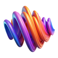 extraordinary rustic stunning contemporary An abstract representation of sound waves, visualized as undulating ribbons of vibrant color, with a dynamic, futuristic style exclusive premium png