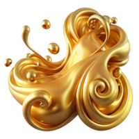 beautiful modern beautiful creative A field of flowing, liquid gold, forming intricate patterns and swirls, illuminated by a warm, golden light high resolution professional png