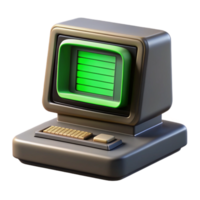 extraordinary minimalist serene abstract A vintage computer terminal displaying complex code, green text on a black screen, CRT scanlines visible, retrofuturistic style high quality original png