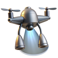 magnificent minimalist beautiful abstract A solitary drone hovering in the air, spotlight shining on its metallic body, futuristic design, minimalist style detailed original png