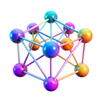 extraordinary artistic beautiful minimalist A network of interconnected nodes pulsing with data, vibrant colors representing different data streams, abstract art style, neon lighting genuine 4K png