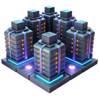 extraordinary abstract serene classic A giant server farm extending into infinity, rows of glowing servers, science fiction style, low-key lighting genuine exclusive png