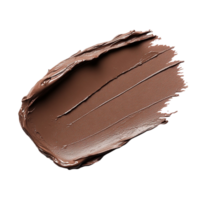 chocolate spread in a thick smear on a white png
