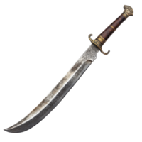 Broadsword on White Background on transparent background. png
