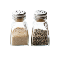 Salt Pepper Shakers White Background on transparent background. png