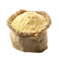 Cheese Powder Sack White Background on transparent background. png