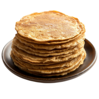 Pancakes Stack Photo on transparent background. png