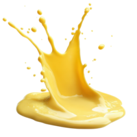 Milk Splashing Background Image on transparent background. png