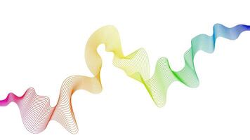 Abstract backdrop with wave gradient lines on background. Modern technology background, wave design vector
