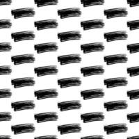 Seamless pattern with dark hand drawn smear on white background. Abstract grunge texture. illustration vector
