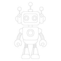 Robot with three antennas vector