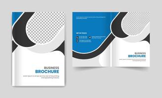 Business abstract template. Brochure design, cover modern layout, annual report, poster, flyer in A4 with colorful triangles, geometric shapes for tech, science, market with light background vector