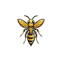 Buzzing Danger The Power of the Wasp vector