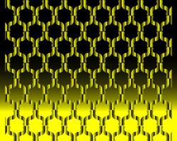 Golden Geometric Pattern design template vector