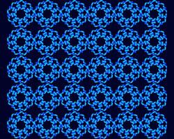Blue Geometric Pattern design template vector