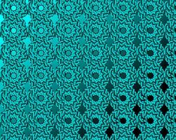 Turquoise Geometric Pattern design template vector