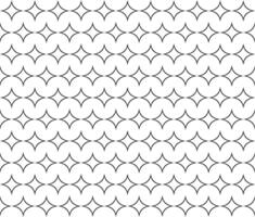 Seamless star and circle grid Metal Mesh Pattern Design Background vector