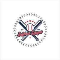 Modern Baseball Branding Emblem with Bold Stylish Appeal vector