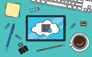 How to choose the right cloud hosting provider vector
