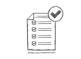 Checklist checklist icon illustration vector