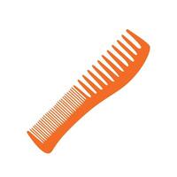 An orange comb isolated on a white background. vector