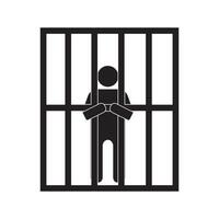 prison cell icon illustration design template vector