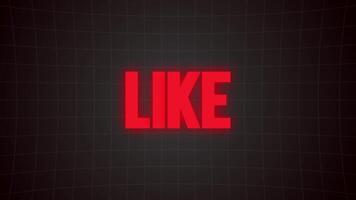 Bouncing Geometric Shapes Transforming into LIKE Text video