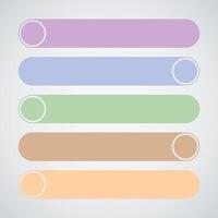 flat label design template best for infographic template vector