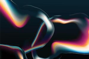 Futuristic Dreamscapes with Holographic Abstract Background vector
