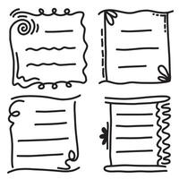 Quirky trendy Frame, for Wedding Invitation, Whimsical frames for birthday card, Squiggly and Wavy Borders in doodle style vector