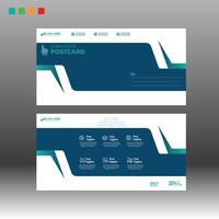 postcard creation for print vector