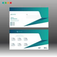 layout design of postcard for print need vector
