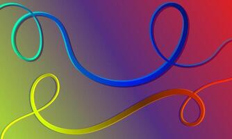 colorful groovy hippie 70s backgrounds. Waves, swirl, pattern with gradient color. wavy texture in trendy retro psychedelic style. aesthetic design. vector