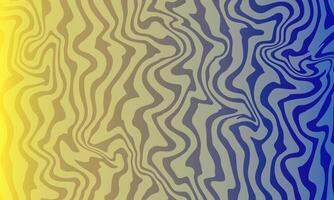 abstract groovy hippie 70s backgrounds. Waves, swirl, twirl pattern with gradient color. Twisted and distorted colorful texture in trendy retro psychedelic style. Y2k aesthetic. vector
